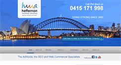 Desktop Screenshot of heffernanwebdesigns.com.au